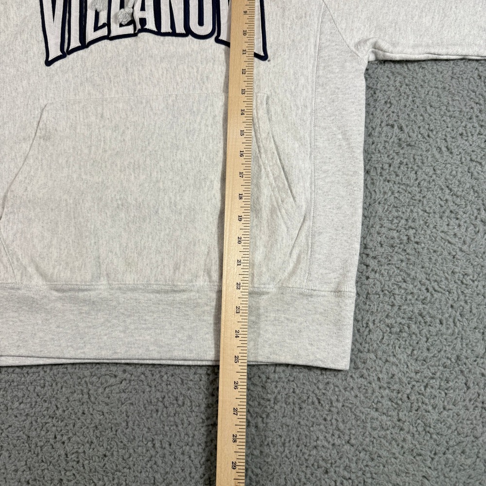 Champion Villanova Wildcats Hoodie Size Small Gray Reverse Weave Sweatshirt - Picture 8 of 9